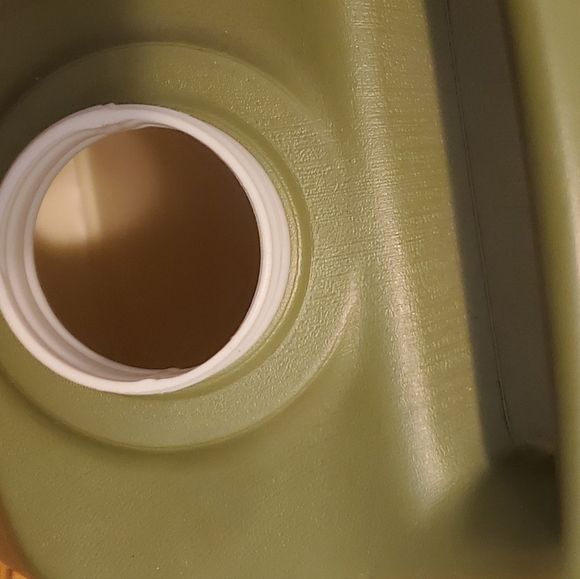 Vintage Thermos Hot & Cold Cooler Avocado Green Double Container  Picnic Camping - Picture 10 of 11